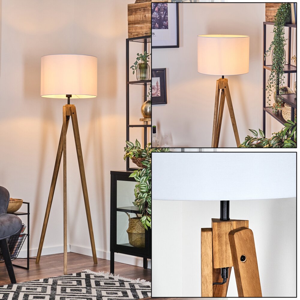 Bassagoda Stehleuchte Naturfarben, 1-flammig main product photo
