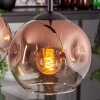 Ripoll Pendelleuchte Glas 15 cm Klar, Kupferfarben, 3-flammig