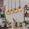 Ripoll Pendelleuchte Glas 15 cm Bernsteinfarben, 4-flammig