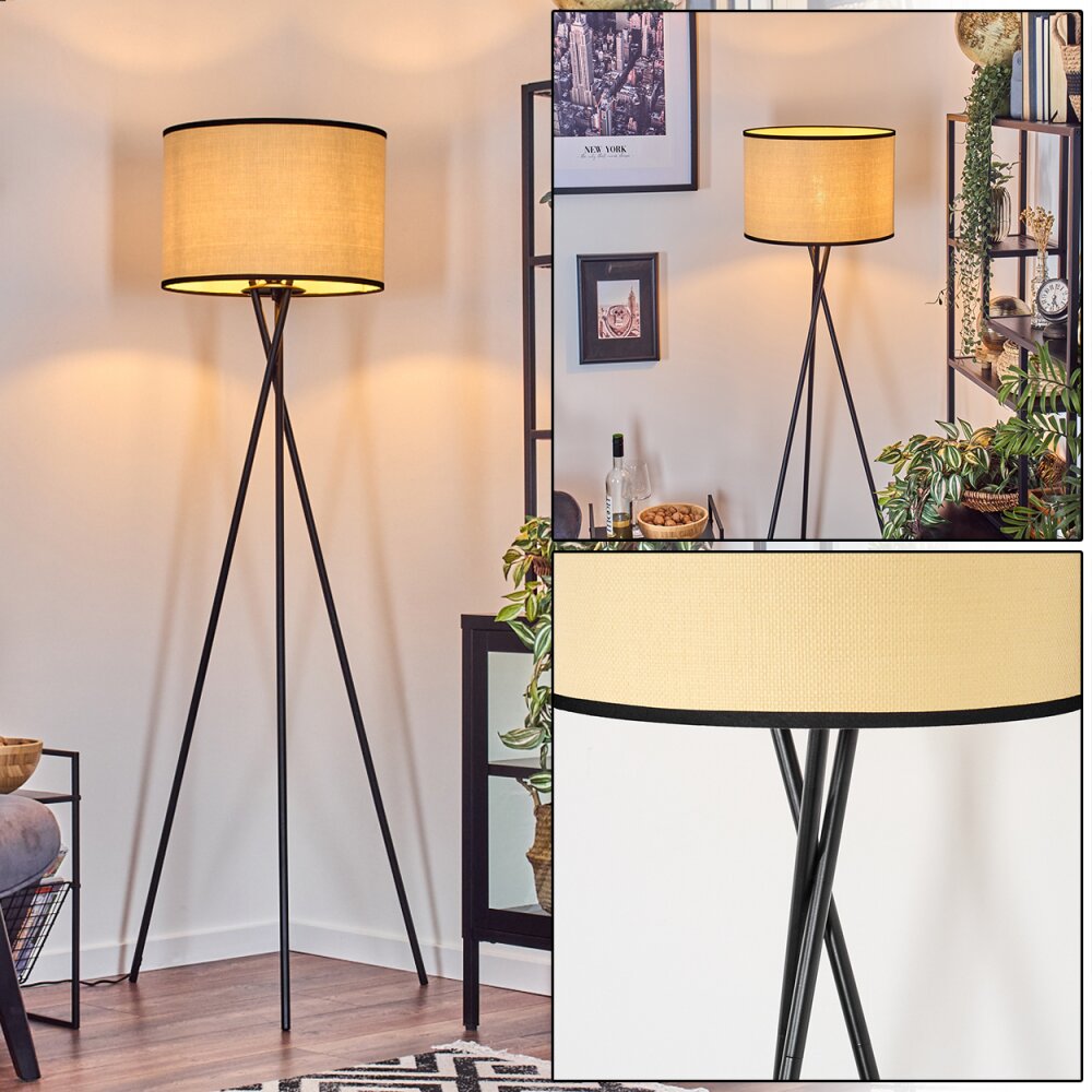 Chellas Stehleuchte Schwarz, 1-flammig main product photo