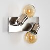 Lagunita Wandleuchte Nickel-Matt, 2-flammig