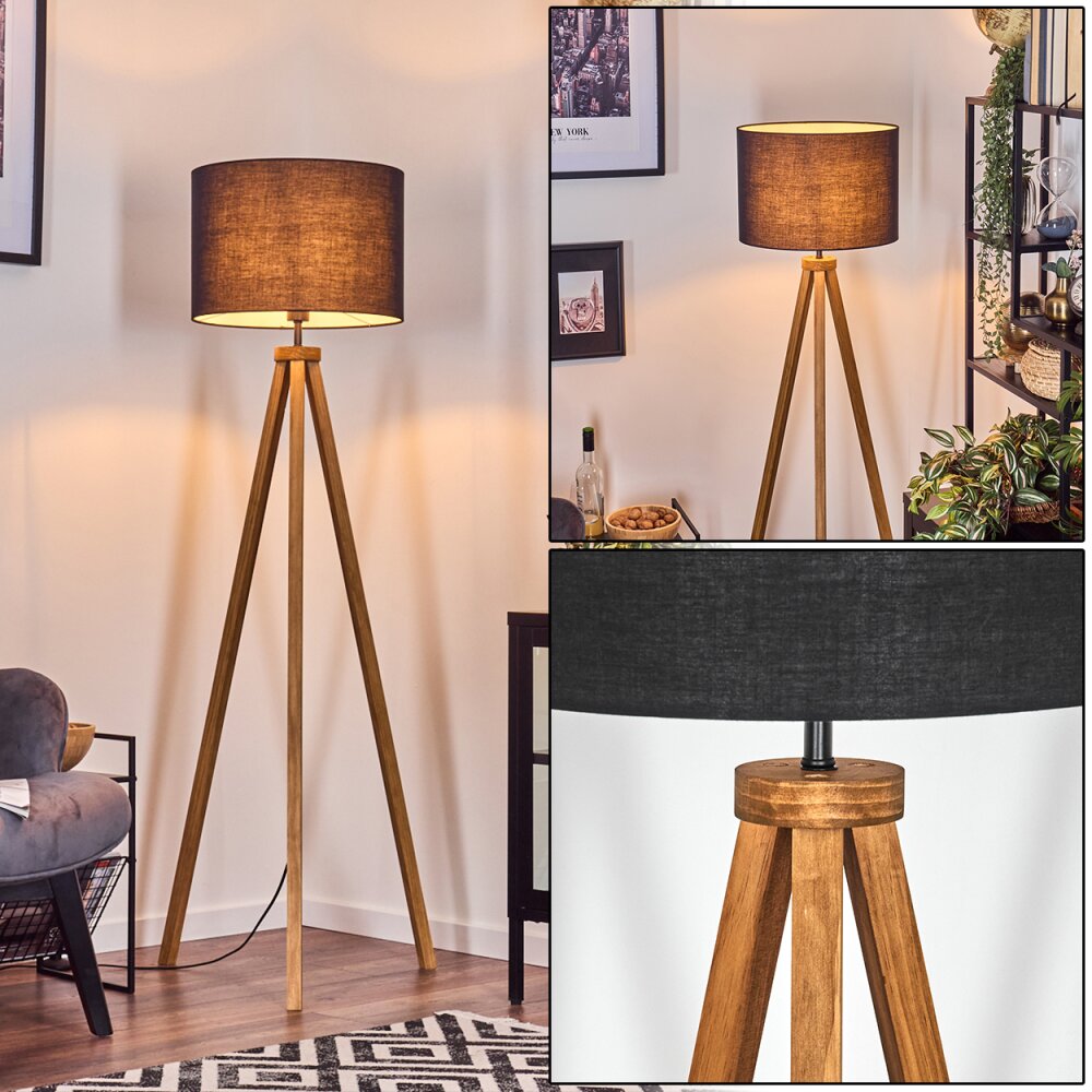 Bassagoda Stehleuchte Naturfarben, 1-flammig main product photo