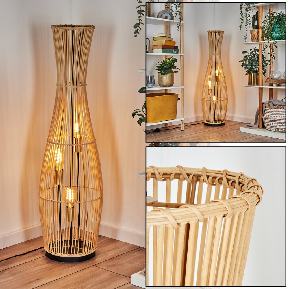 Staby Stehleuchte Gold, Schwarz, 3-flammig main product photo