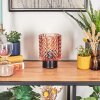Falgorosa Tischleuchte Glas 11 cm Schwarz, 1-flammig