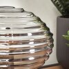 Gualtar Tischleuchte Glas 15,5 cm Schwarz, 1-flammig