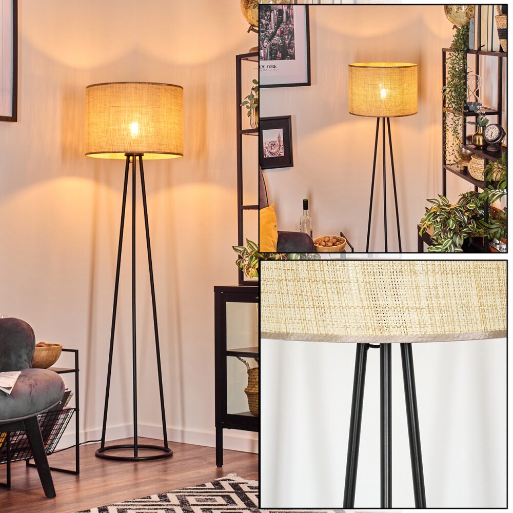 Sabadim Stehleuchte beige, 1-flammig main product photo