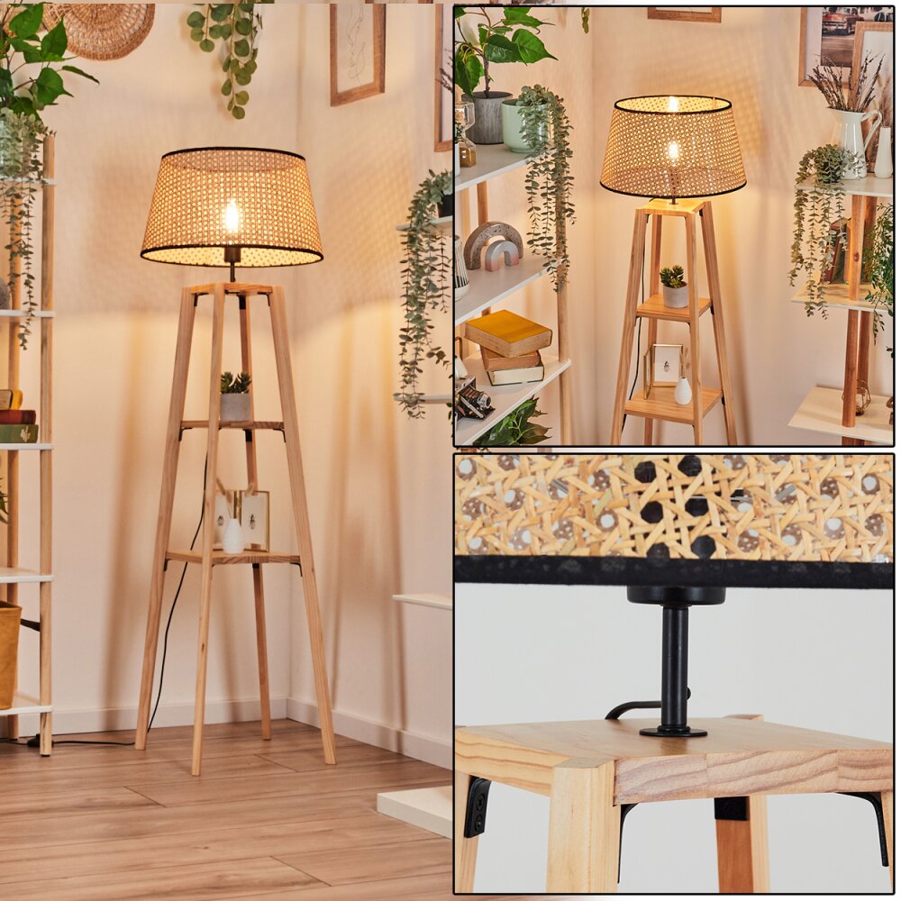 Ramila Stehleuchte 45 cm Naturfarben, 1-flammig main product photo