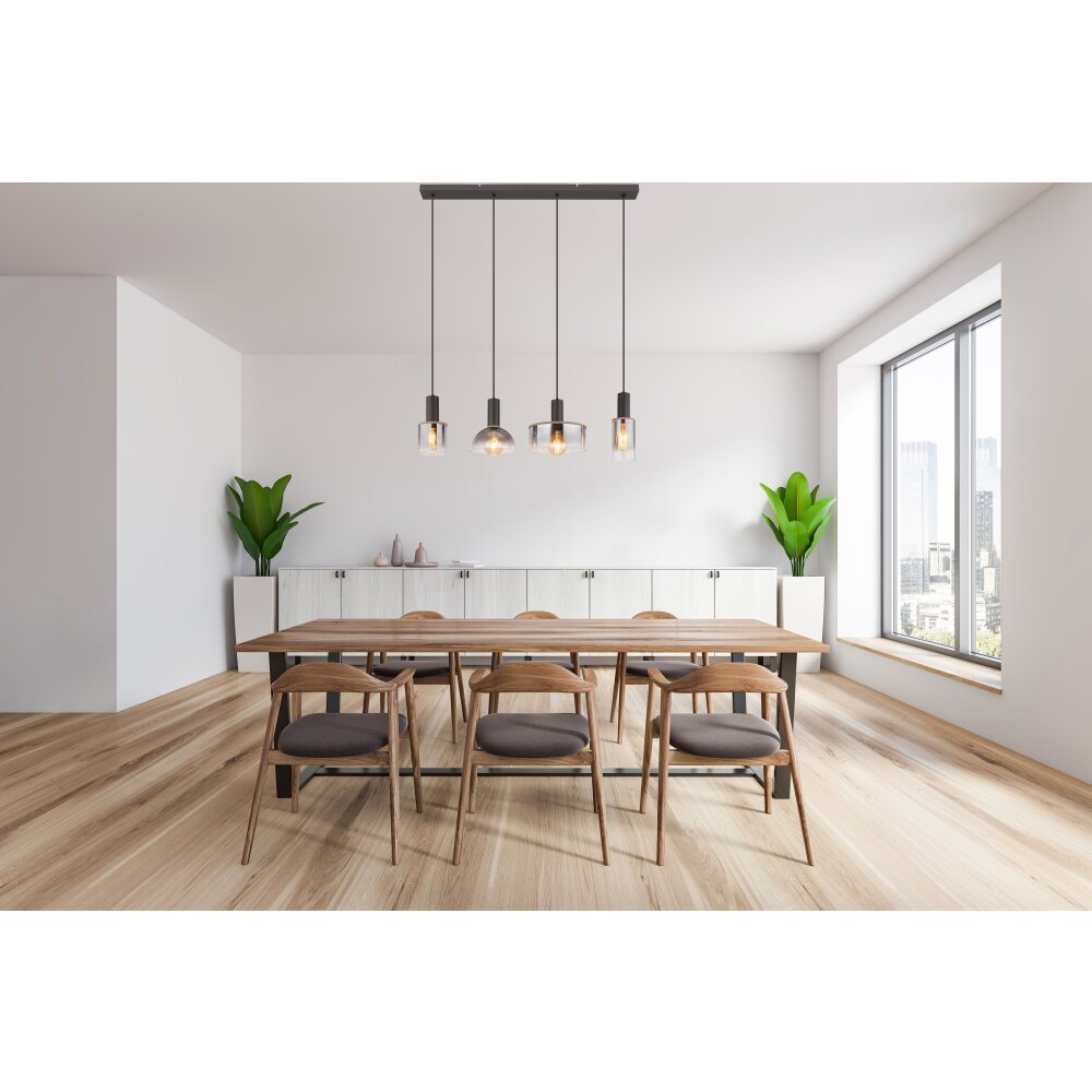 Globo CLASSIS Hängeleuchte Schwarz, 4-flammig main product photo