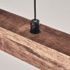 Carbellino Pendelleuchte Dunkelbraun, Schwarz, 1-flammig