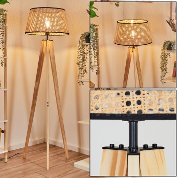 Ramila Stehleuchte 45 cm Naturfarben, 1-flammig