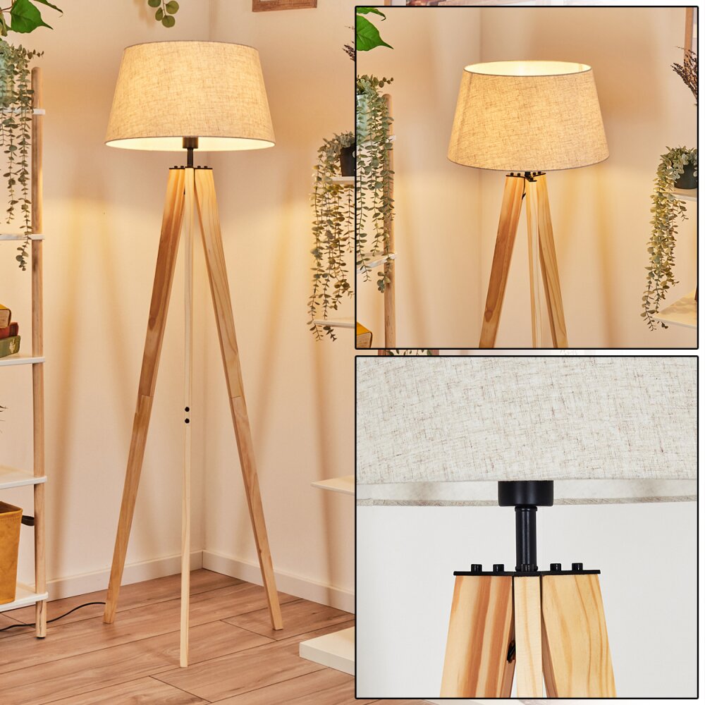 Bassagoda Stehleuchte 45 cm Naturfarben, 1-flammig main product photo