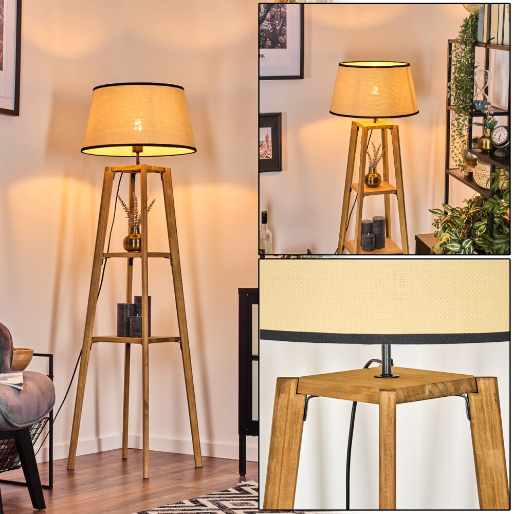 Chellas Stehleuchte 45 cm Naturfarben, 1-flammig main product photo