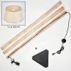 Sabadim Stehleuchte 45 cm beige, Naturfarben, 1-flammig