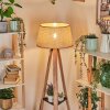 Sabadim Stehleuchte 45 cm beige, Naturfarben, 1-flammig