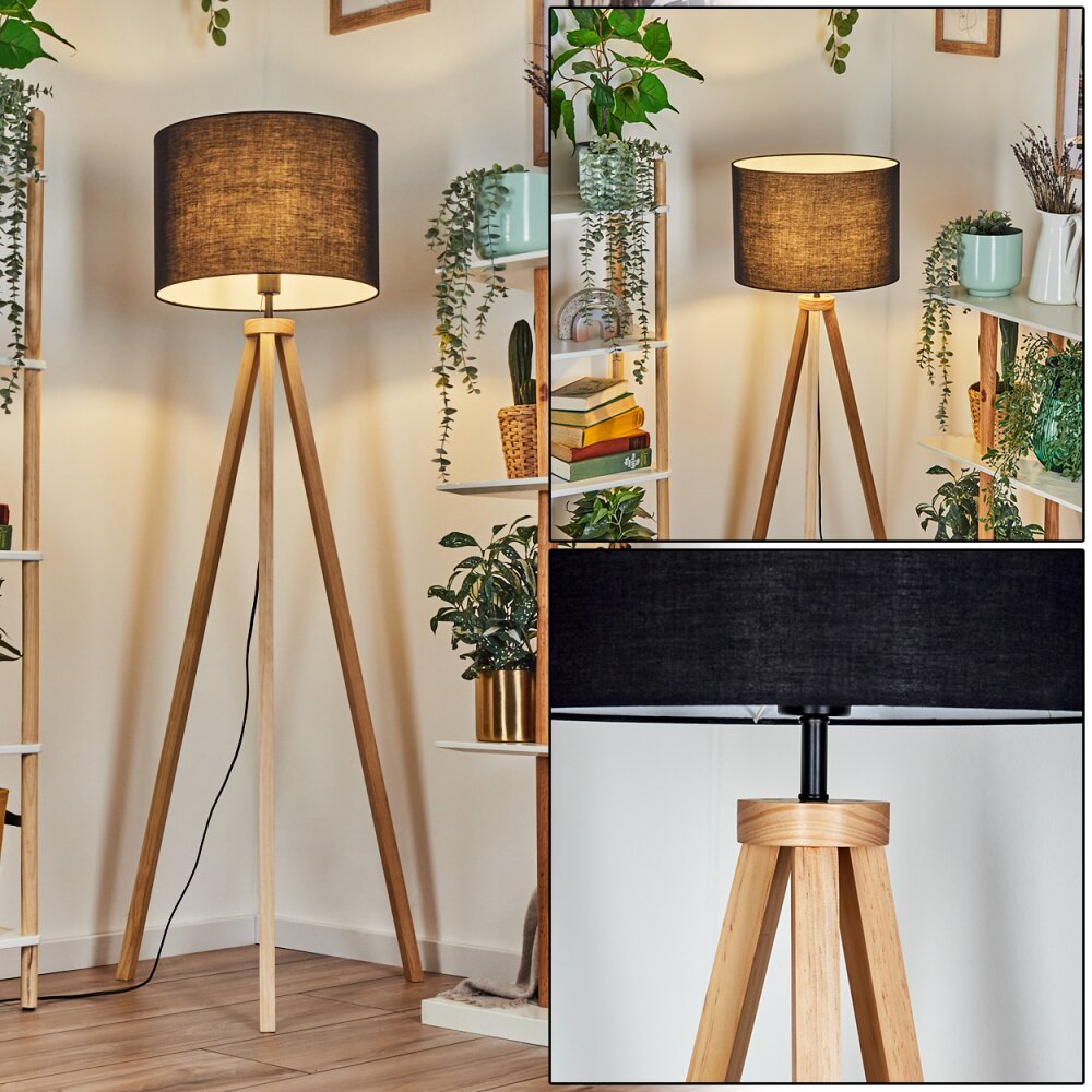 Bassagoda Stehleuchte Naturfarben, 1-flammig main product photo