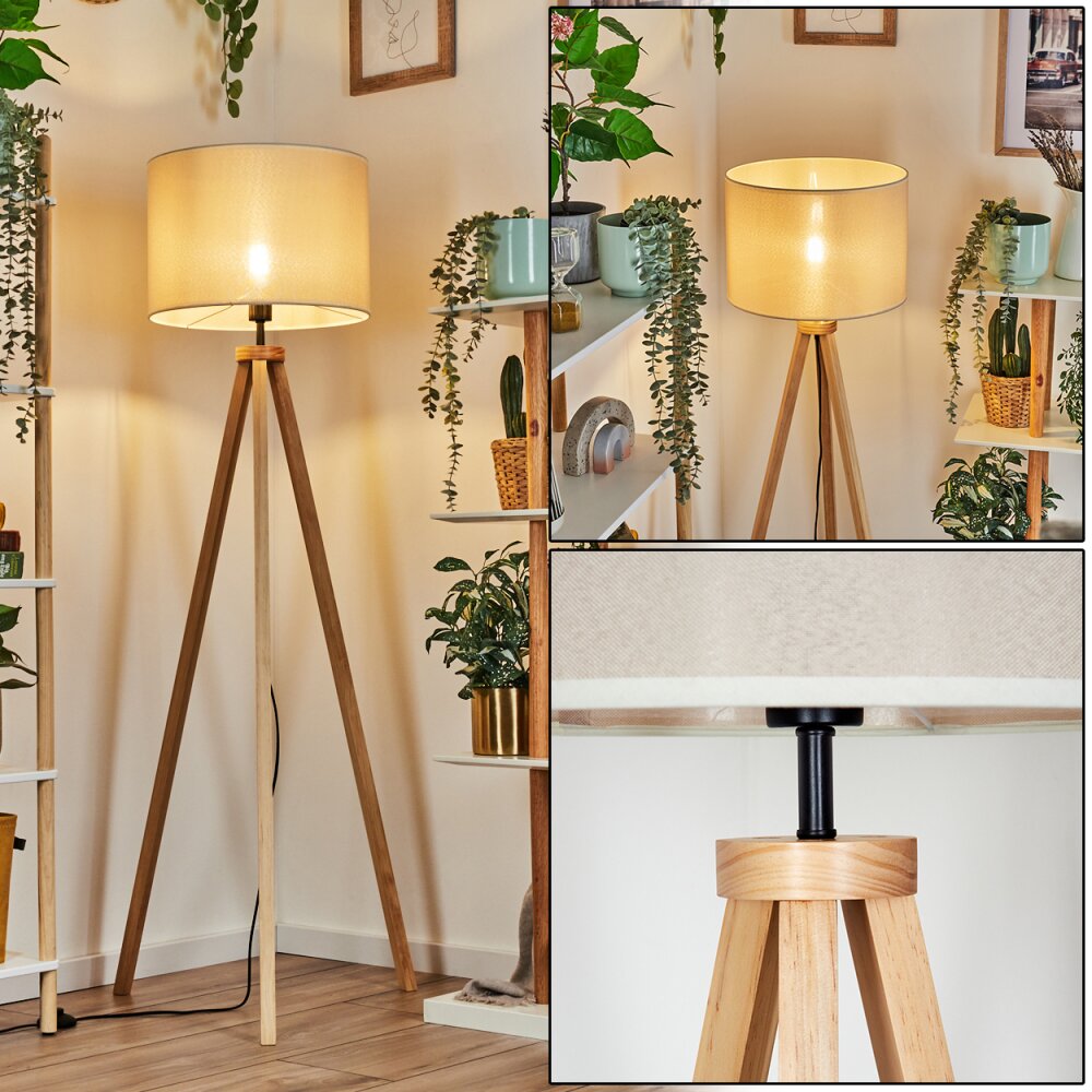 Bassagoda Stehleuchte Naturfarben, 1-flammig main product photo