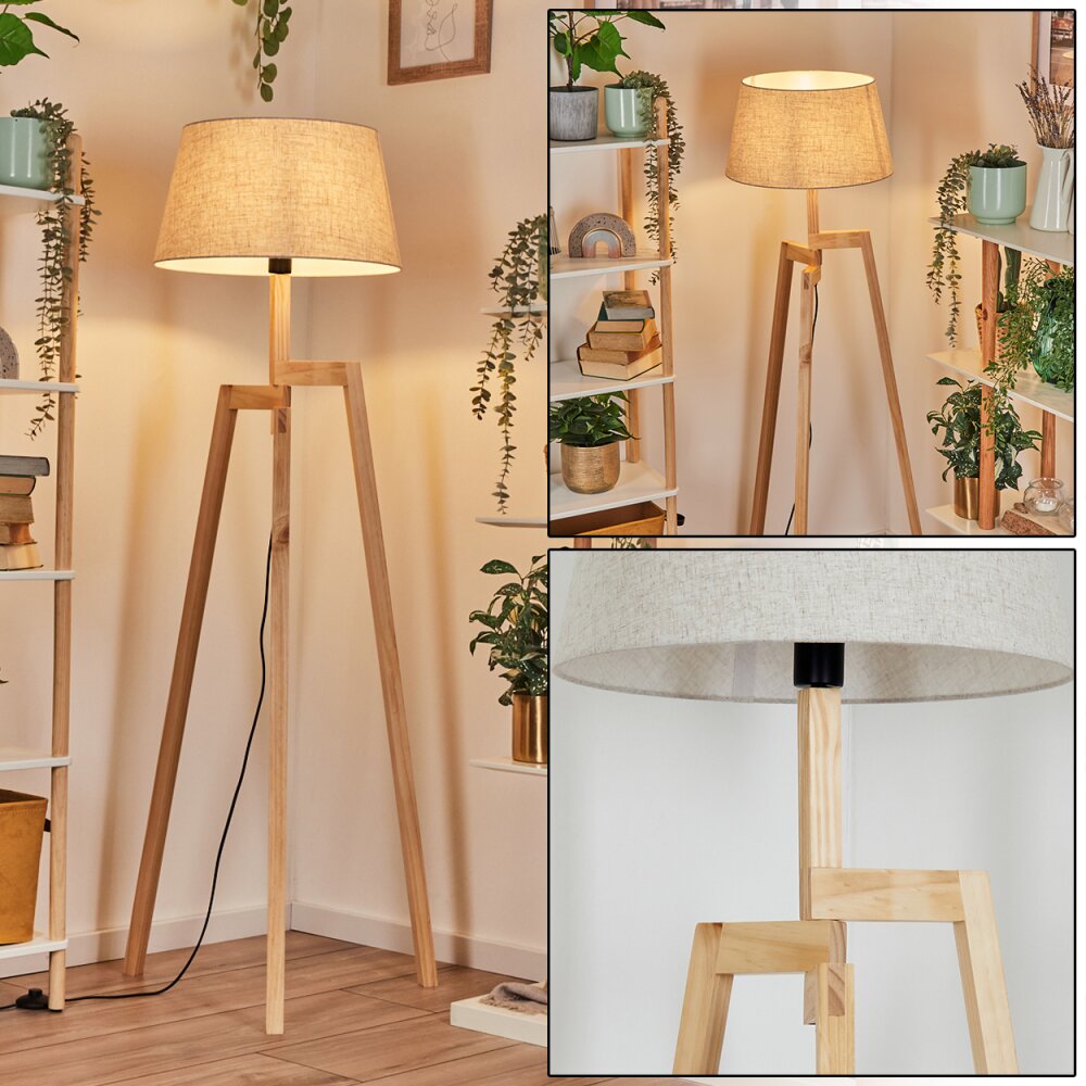 Bassagoda Stehleuchte 45 cm Naturfarben, 1-flammig main product photo