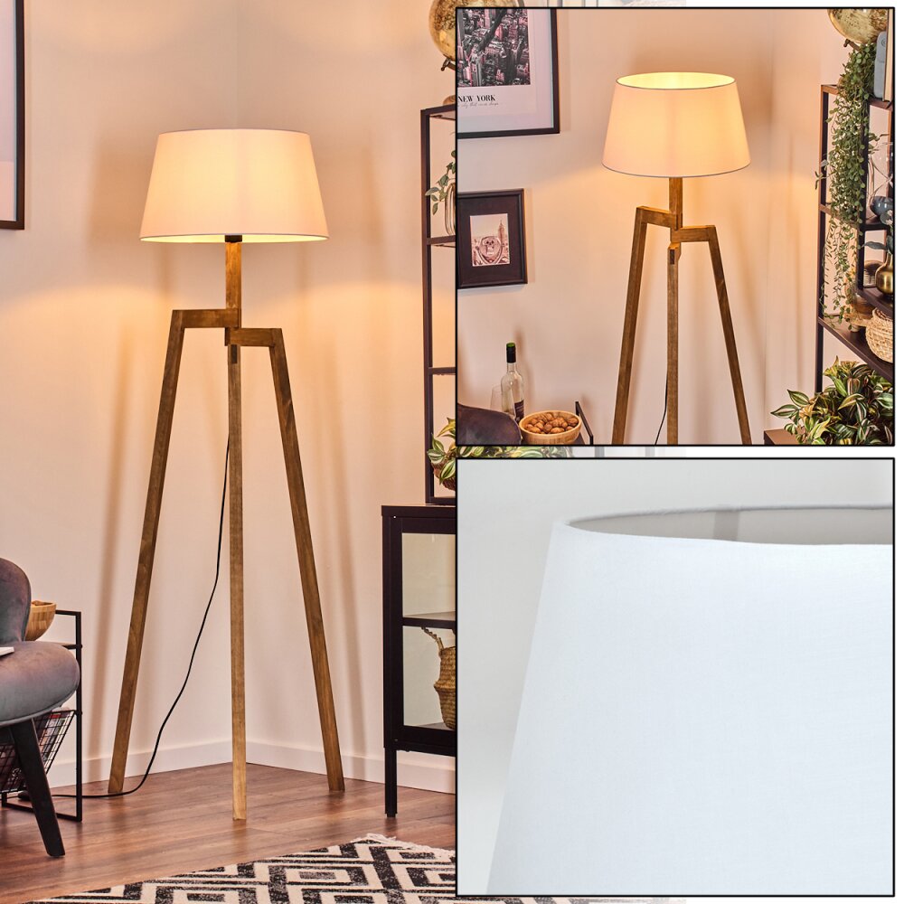 Bassagoda Stehleuchte 45 cm Naturfarben, 1-flammig main product photo
