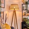 Cavaca Stehleuchte 45 cm Naturfarben, Schwarz, 1-flammig