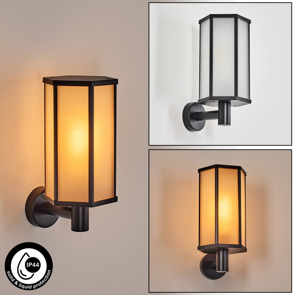 Monfanim Aussenwandleuchte Schwarz, 1-flammig main product photo