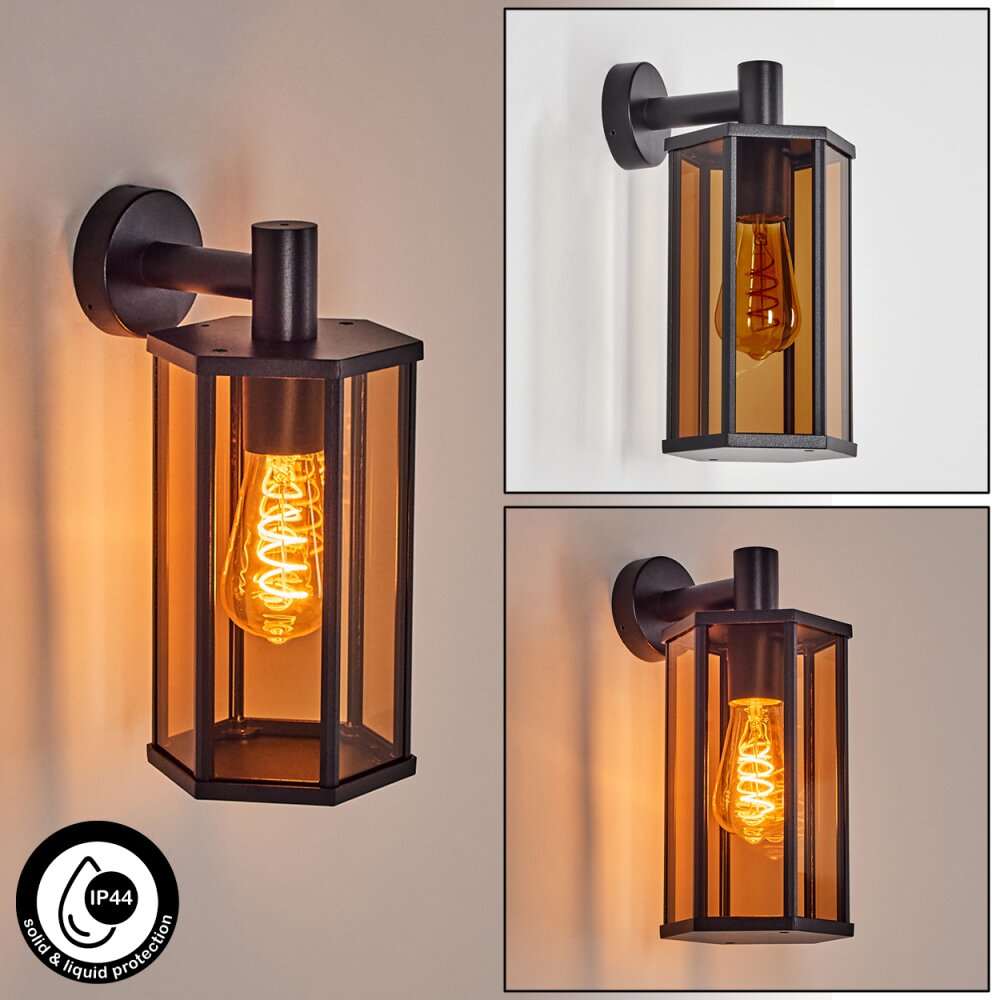Monfanim Aussenwandleuchte Schwarz, 1-flammig main product photo