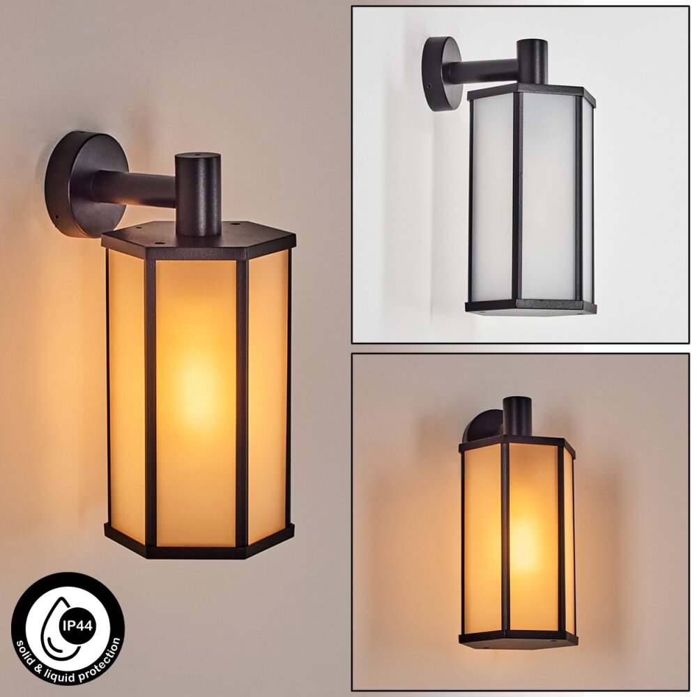 Monfanim Aussenwandleuchte Schwarz, 1-flammig main product photo
