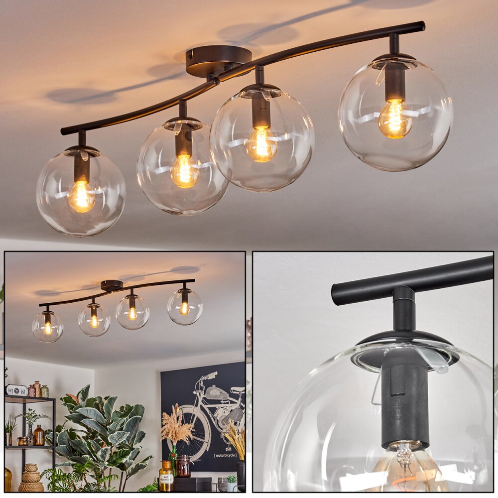 Gastor Deckenleuchte Glas 15 cm Klar, 4-flammig main product photo