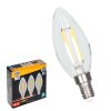 LED Leuchtmittel E14 2700K 4W 470lm Kerze 3-er LED Leuchtmittel E14 2700K 4W 470lm Kerze 3-er