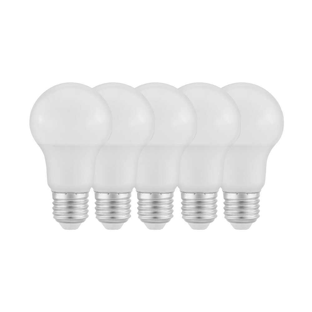 LED Leuchtmittel 5-er Set, Runde Glühbirne mit E27 Fassung 9 Watt, 30.000 Stunden, 15.000 On/Off, 806 Lumen, 2700 Kelvin, nicht dimmbar main product photo