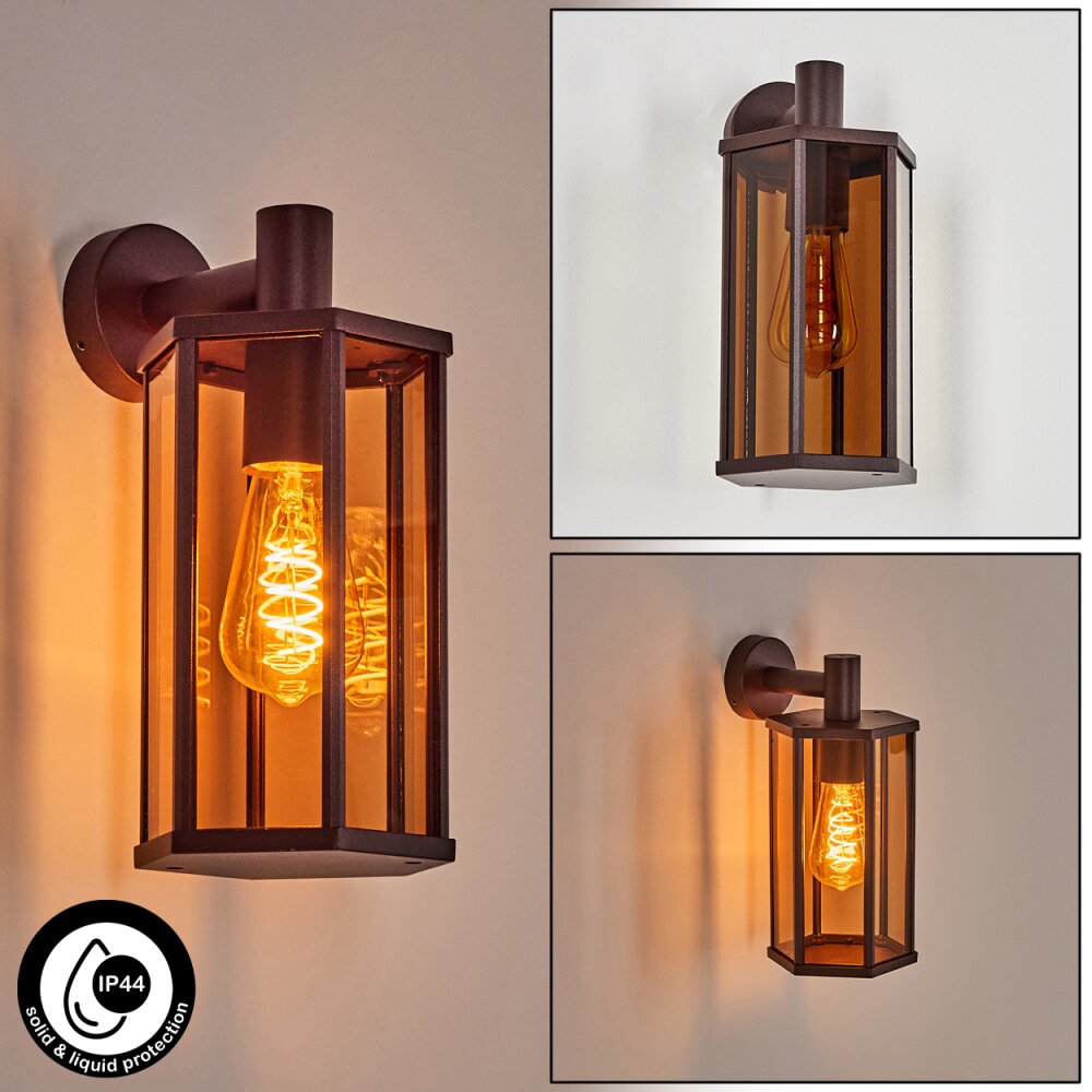 Monfanim Außenwandleuchte Rostfarben, 1-flammig main product photo