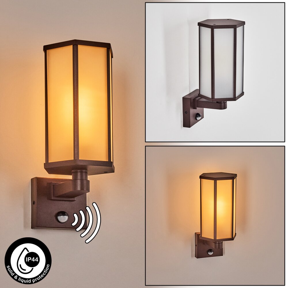 Monfanim Außenwandleuchte Rostfarben, 1-flammig main product photo