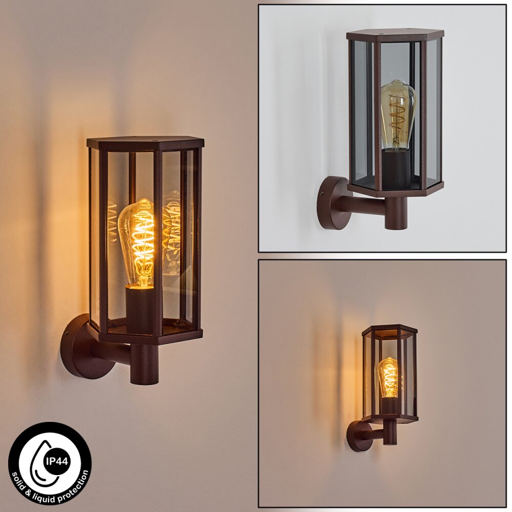 Monfanim Außenwandleuchte Rostfarben, 1-flammig main product photo