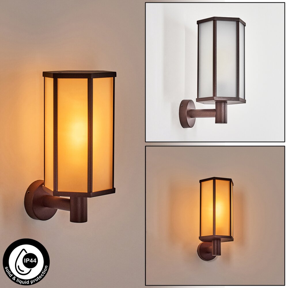 Monfanim Außenwandleuchte Rostfarben, 1-flammig main product photo
