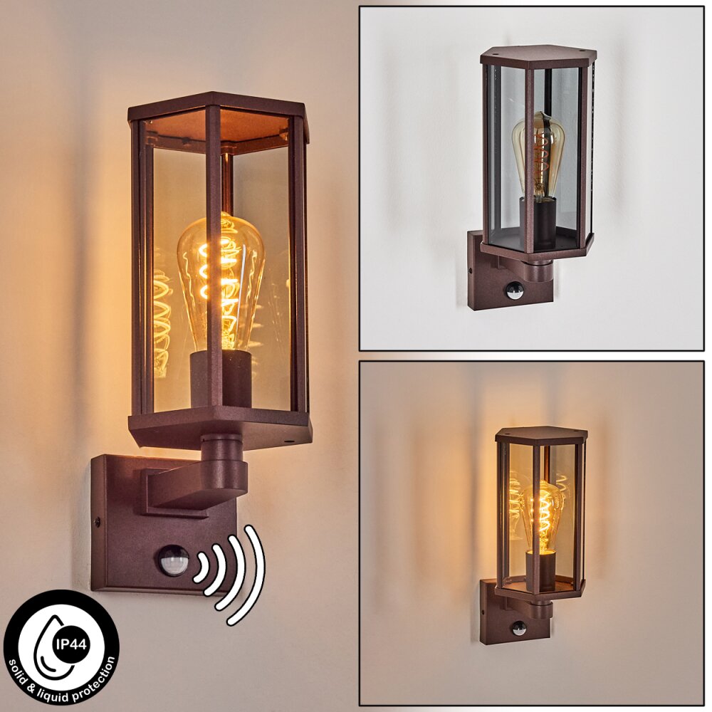 Monfanim Außenwandleuchte Rostfarben, 1-flammig main product photo