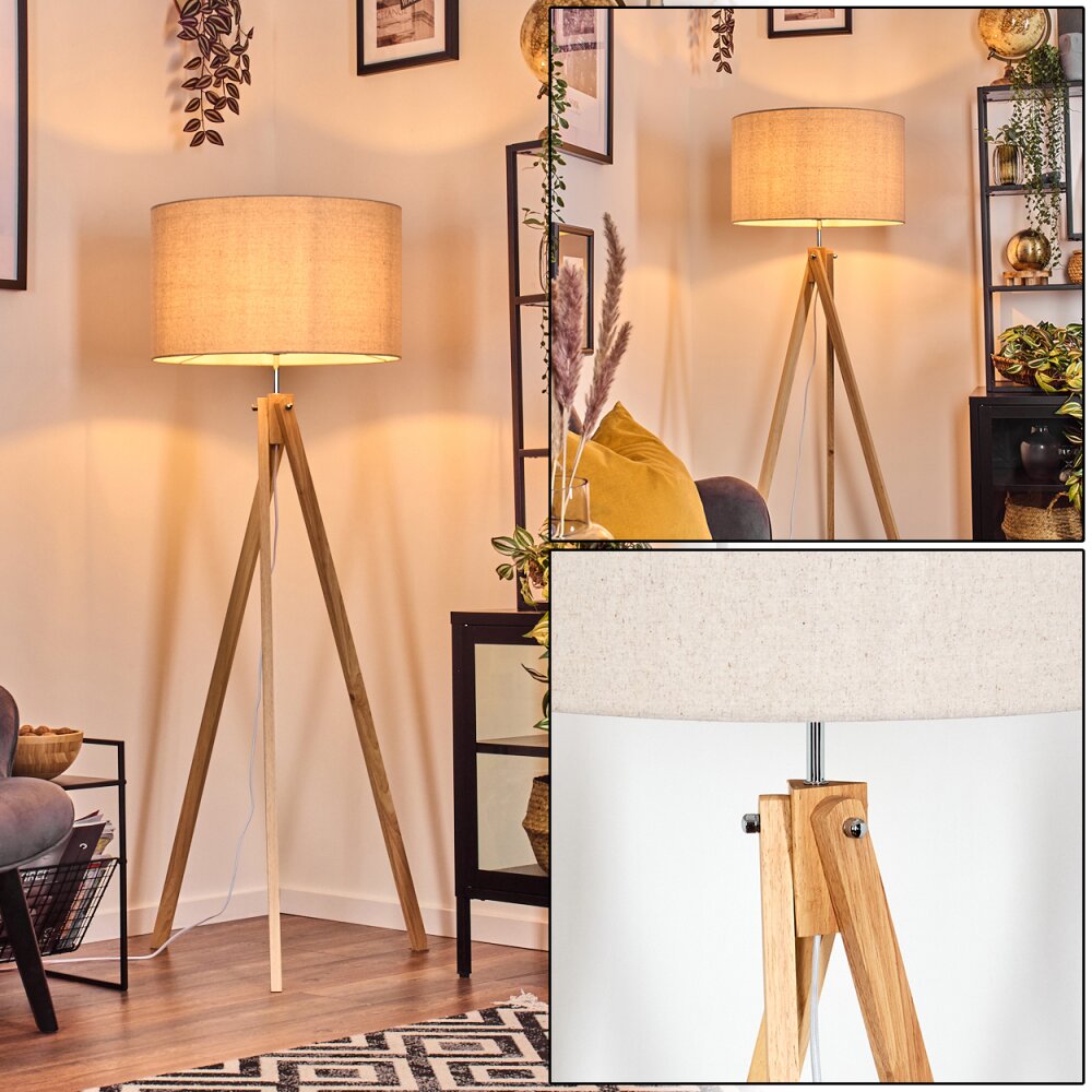 Flemming Stehleuchte Naturfarben, 1-flammig main product photo
