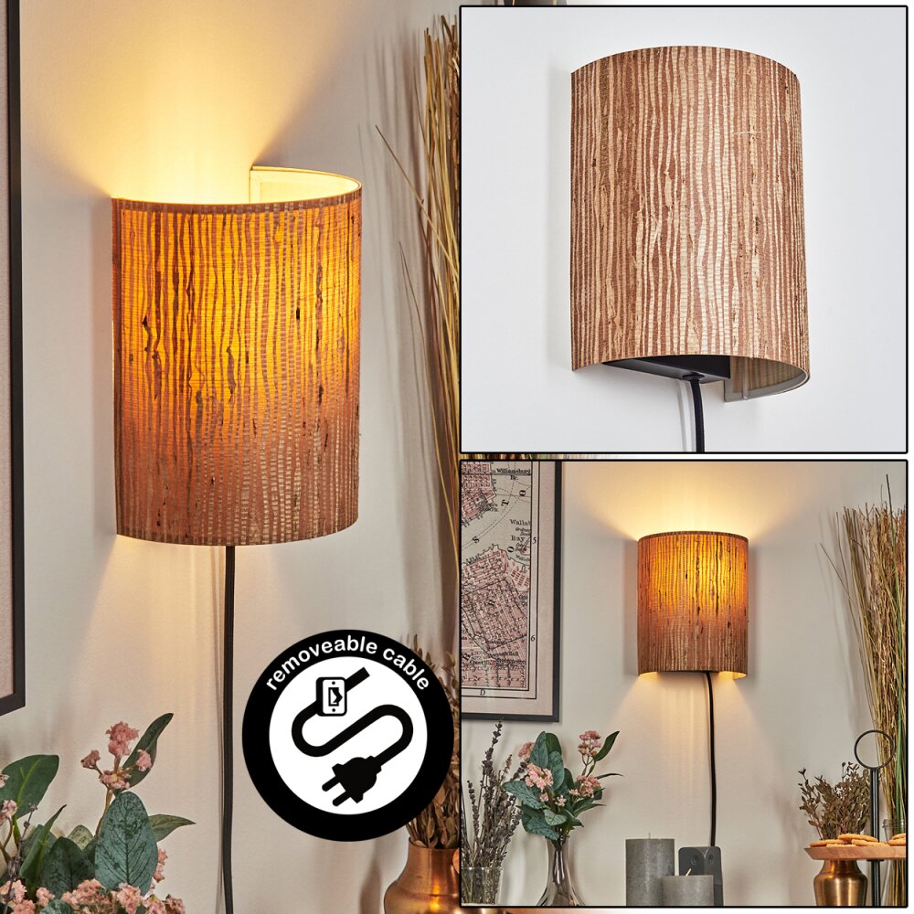 Viadores Wandleuchte Schwarz, 1-flammig main product photo