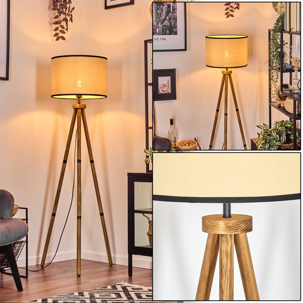 Chellas Stehleuchte Naturfarben, 1-flammig main product photo