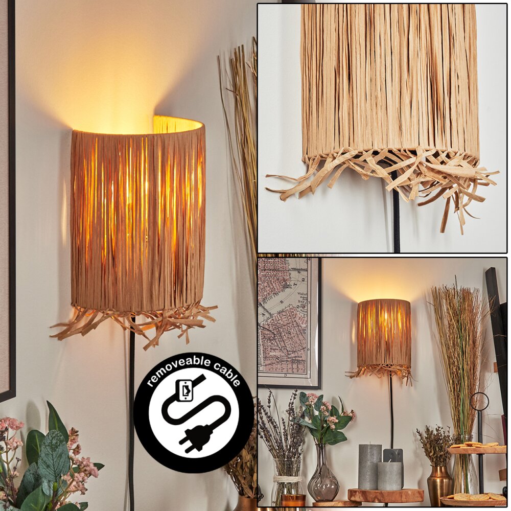 Cardeal Wandleuchte Schwarz, 1-flammig main product photo
