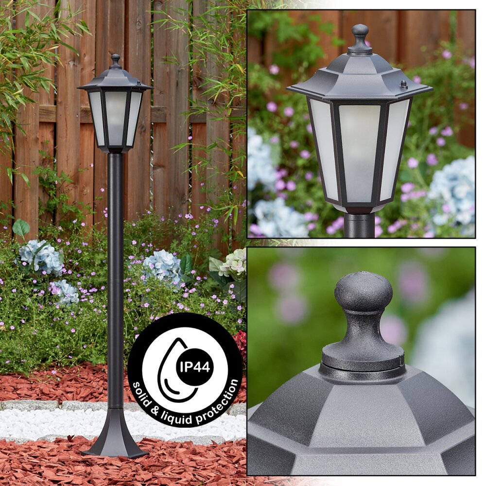 Loria Wegeleuchte Schwarz, 1-flammig main product photo