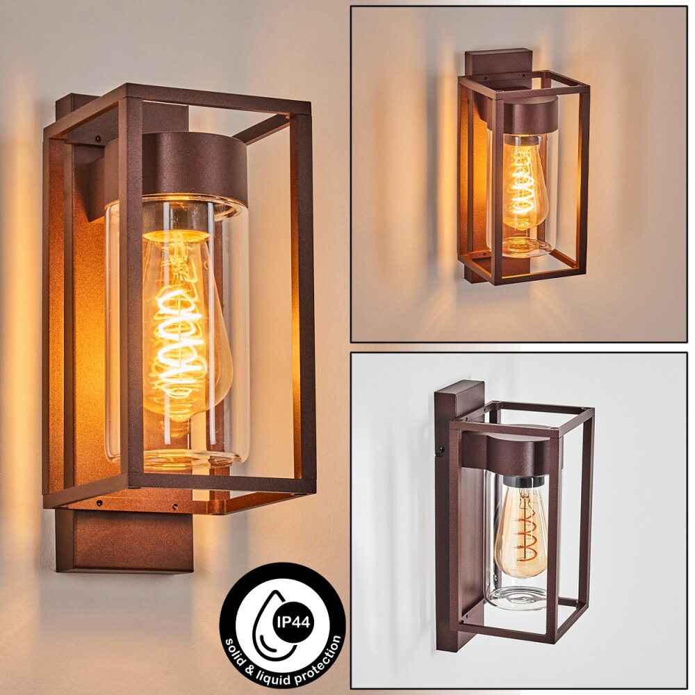 Boucinho Außenwandleuchte Rostfarben, 1-flammig main product photo