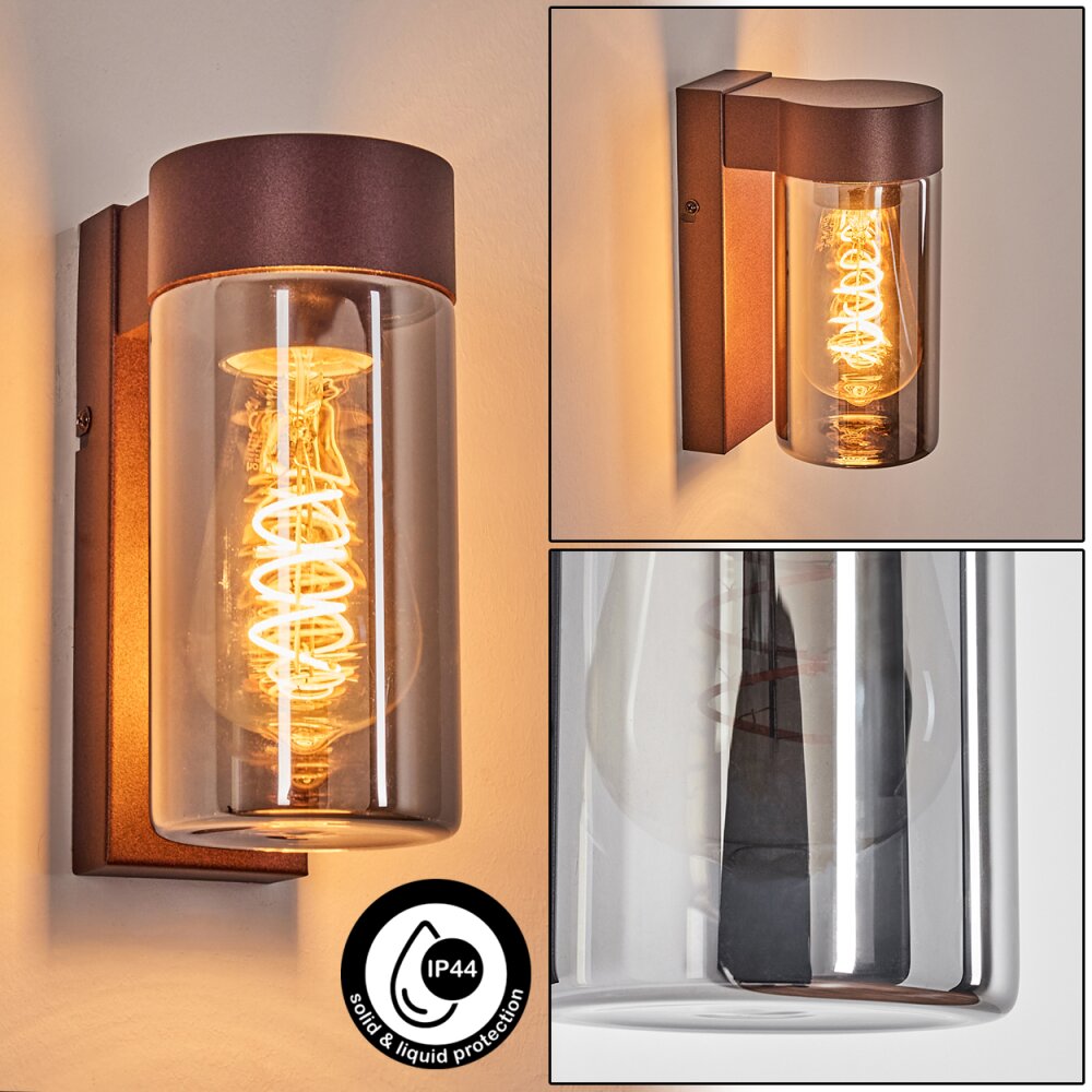 Encoberta Außenwandleuchte Rostfarben, 1-flammig main product photo