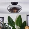 Mertola Deckenleuchte Glas 25 cm Rauchfarben, 1-flammig