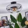 Mertola Deckenleuchte Glas 35 cm Klar, Rauchfarben, 1-flammig
