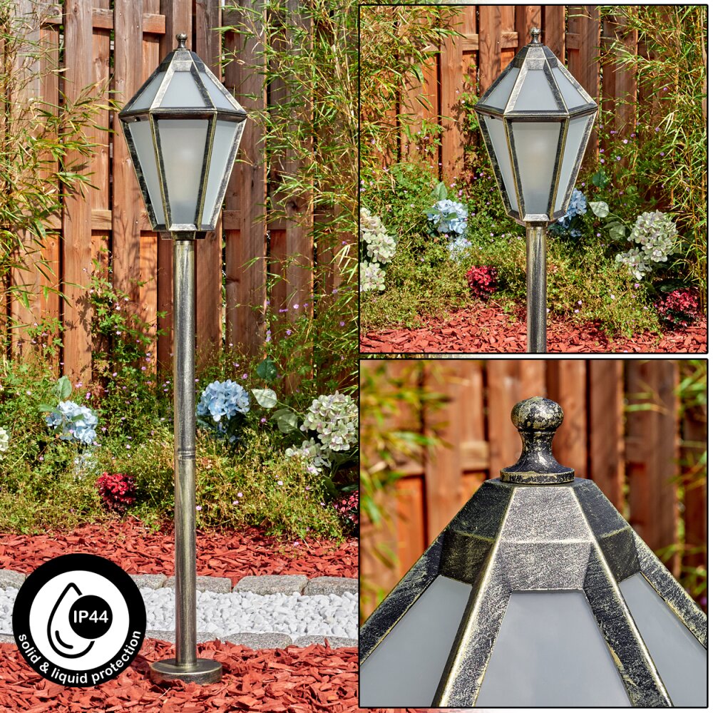 Falfosa Wegeleuchte Gold, Schwarz, 1-flammig main product photo