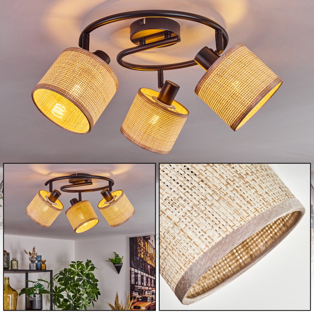 Sabadim Deckenleuchte Schwarz, 3-flammig main product photo