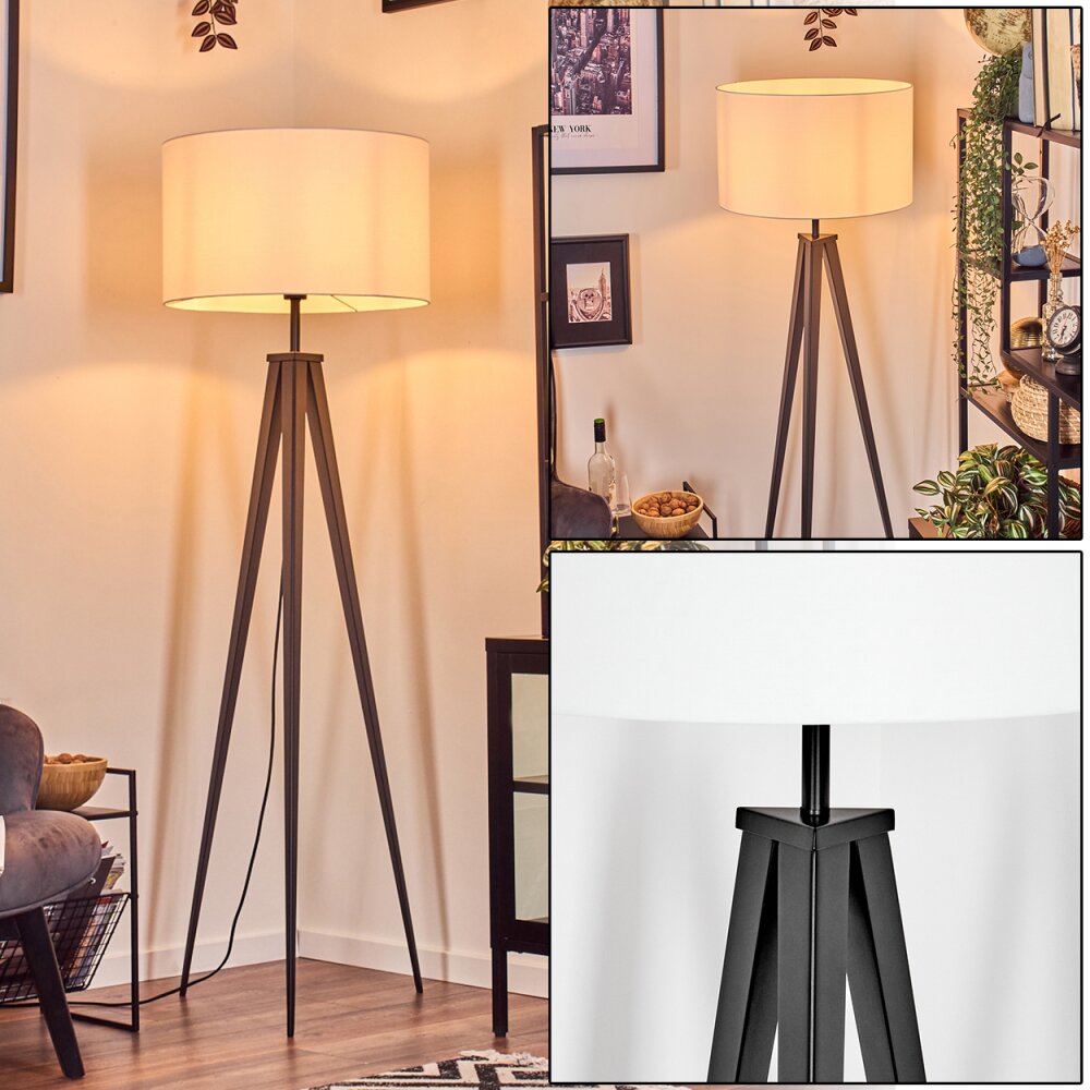 Flemming Stehleuchte Schwarz, 1-flammig main product photo
