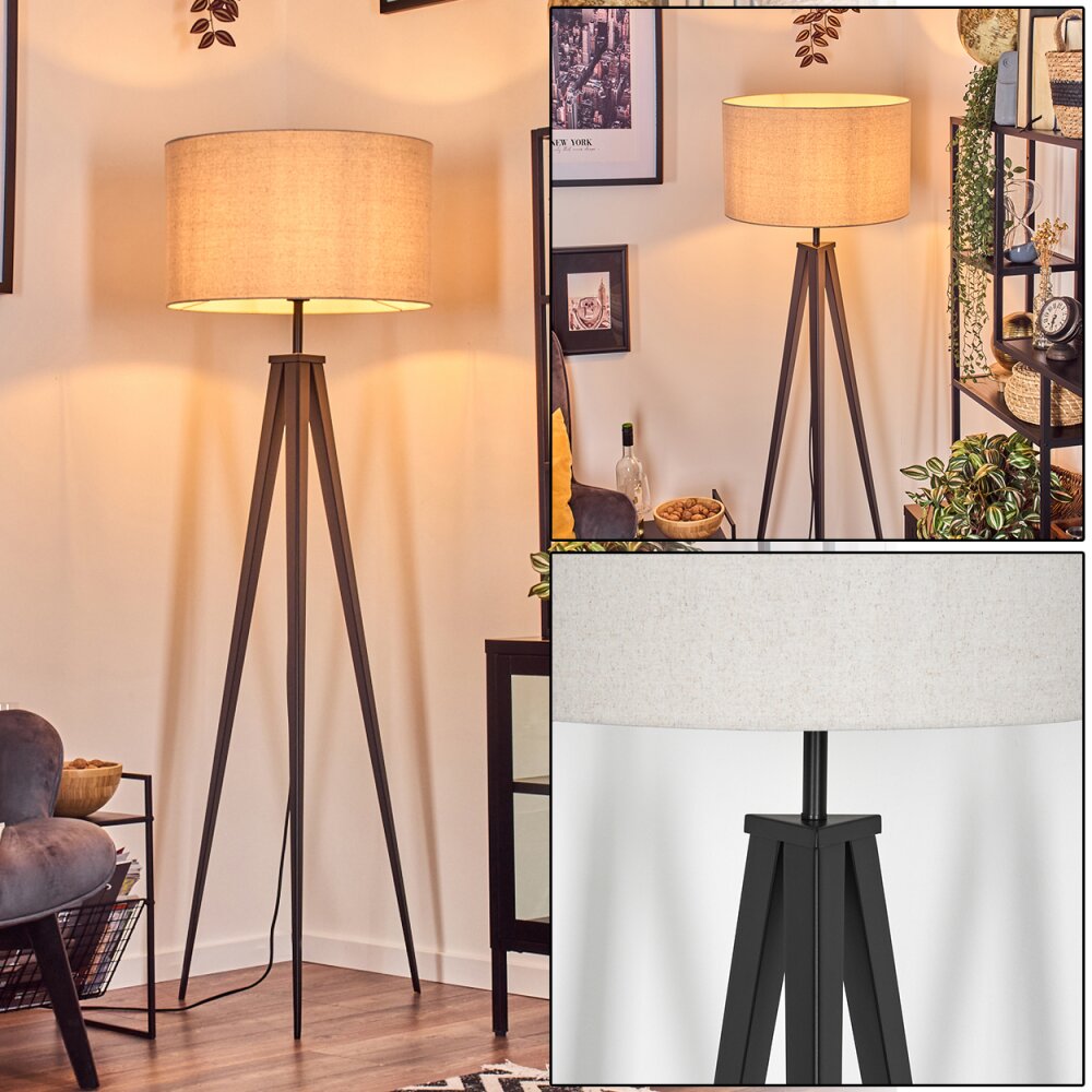 Flemming Stehleuchte Schwarz, 1-flammig main product photo