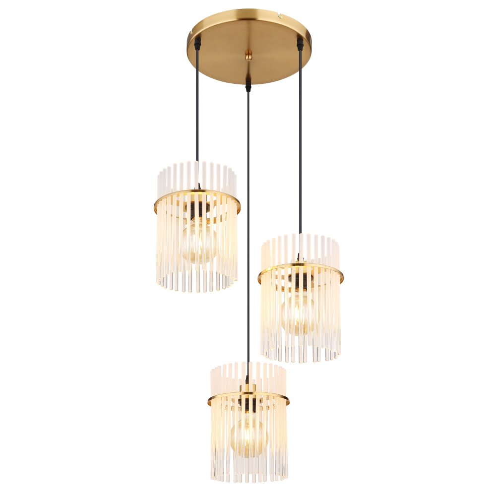 Globo Gorley Hängeleuchte Gold, 3-flammig main product photo
