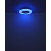 Globo Alva Deckenventilator LED Weiß, 1-flammig, Fernbedienung, Farbwechsler