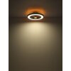 Globo Blizzak Deckenventilator LED Schwarz, 1-flammig, Fernbedienung